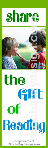 Share the Gift of Reading - bookmark