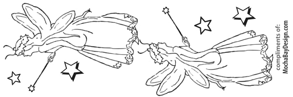fairy bookmarks coloring pages - photo #21