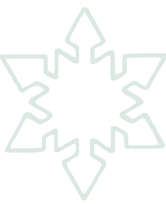 Triangle ended simple Snowflake