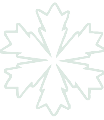 Simple and elegant pointy Snowflake