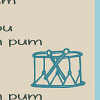 Little Drummer Boy holiday bookmark size printable song lyrics.
