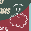 I Saw Mommy Kissing Santa Claus holiday bookmark size printable song lyrics.